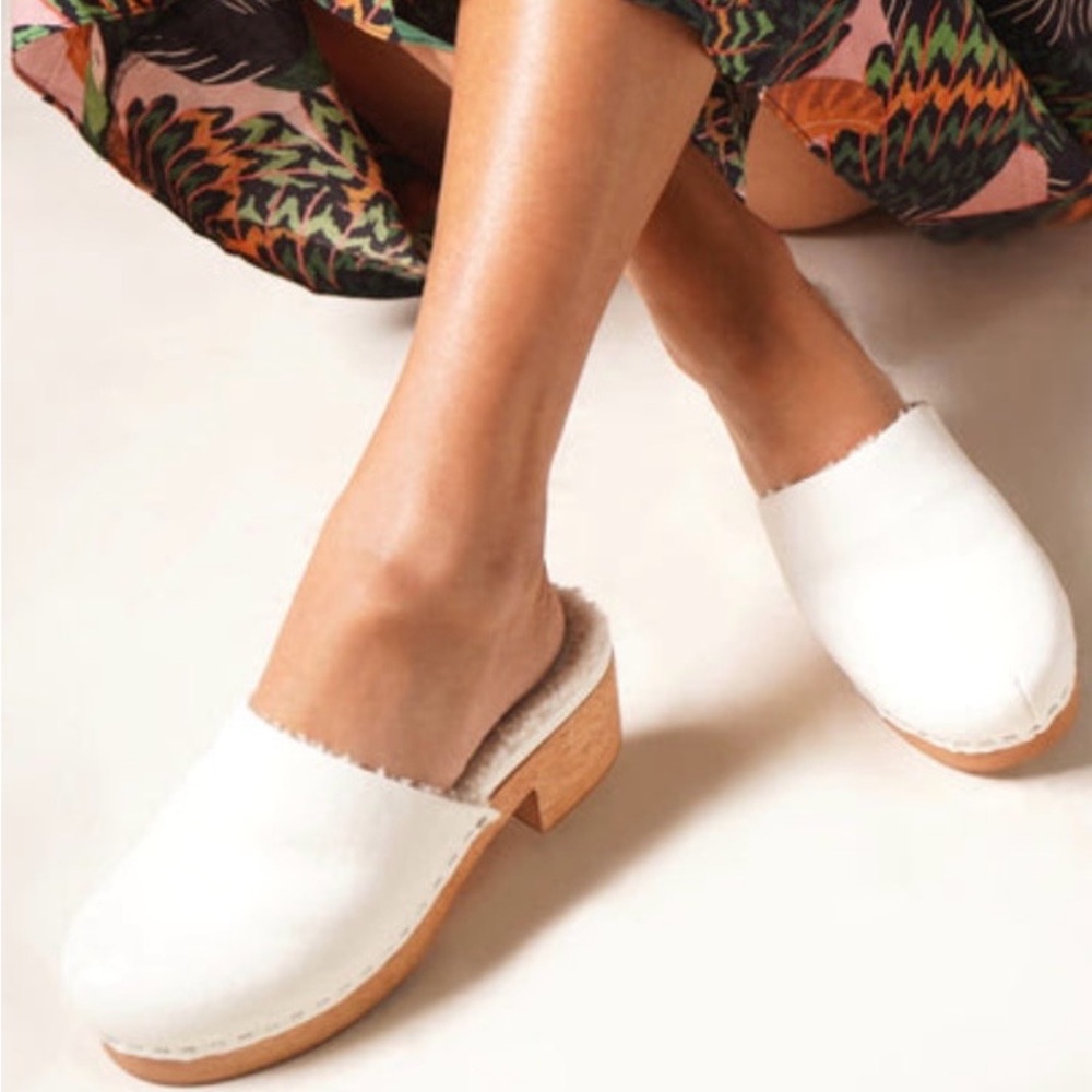 Charlotte Stone Martino Puff White Clogs